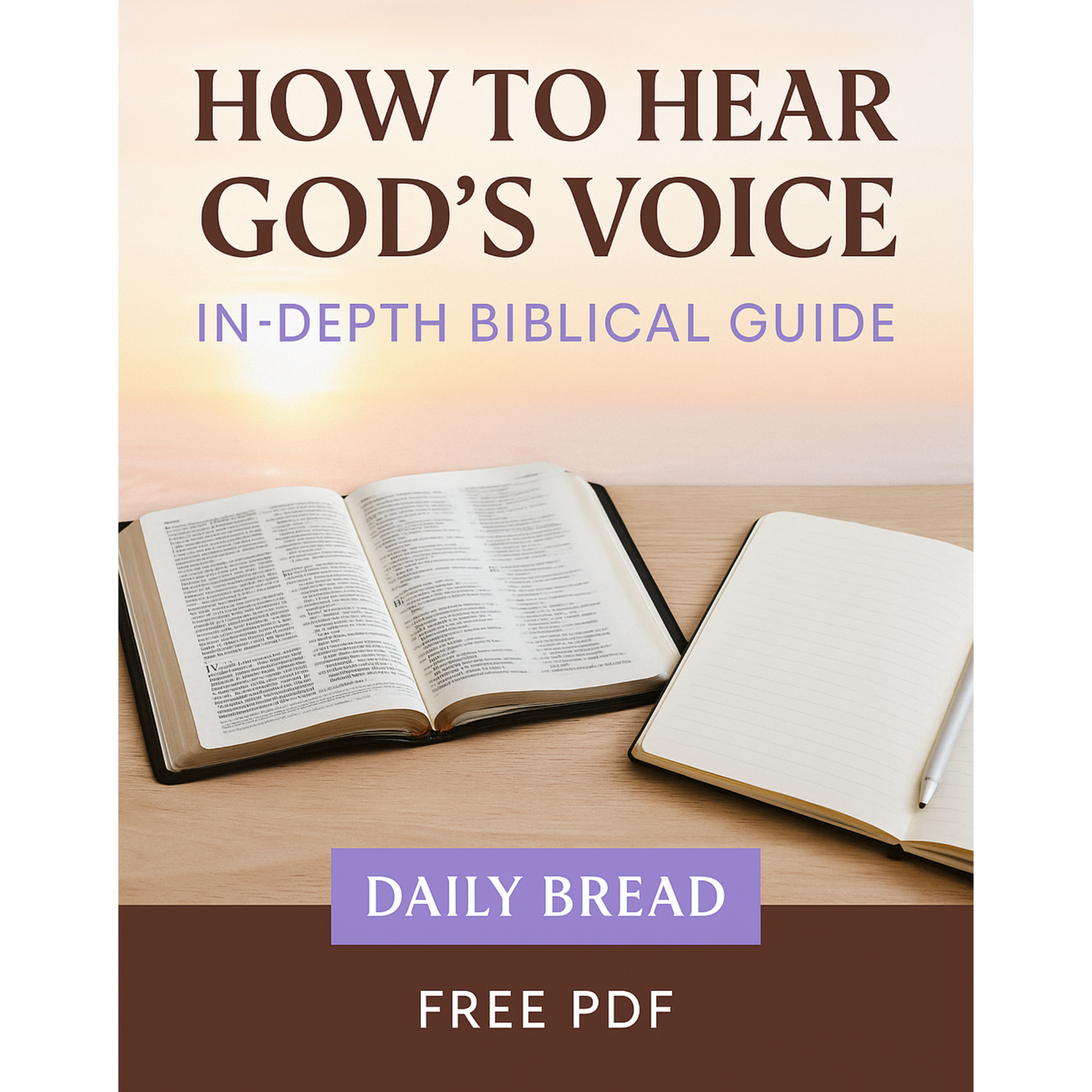 How to Hear God’s Voice – In-Depth Biblical Guide (Free PDF)