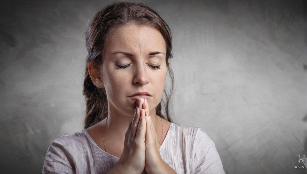 A Young Woman Praying To God