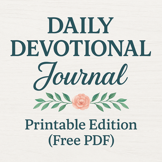 Daily Devotional Journal – Printable Edition (Free PDF)