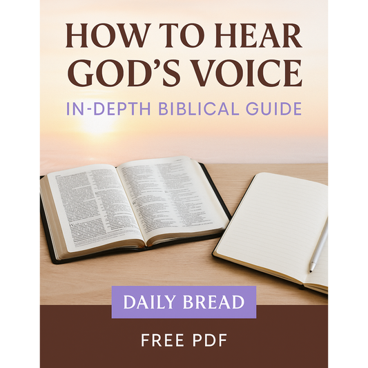 How to Hear God’s Voice – In-Depth Biblical Guide (Free PDF)